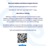 Flyer back face for educational & training