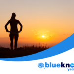 A person is watching sun rise