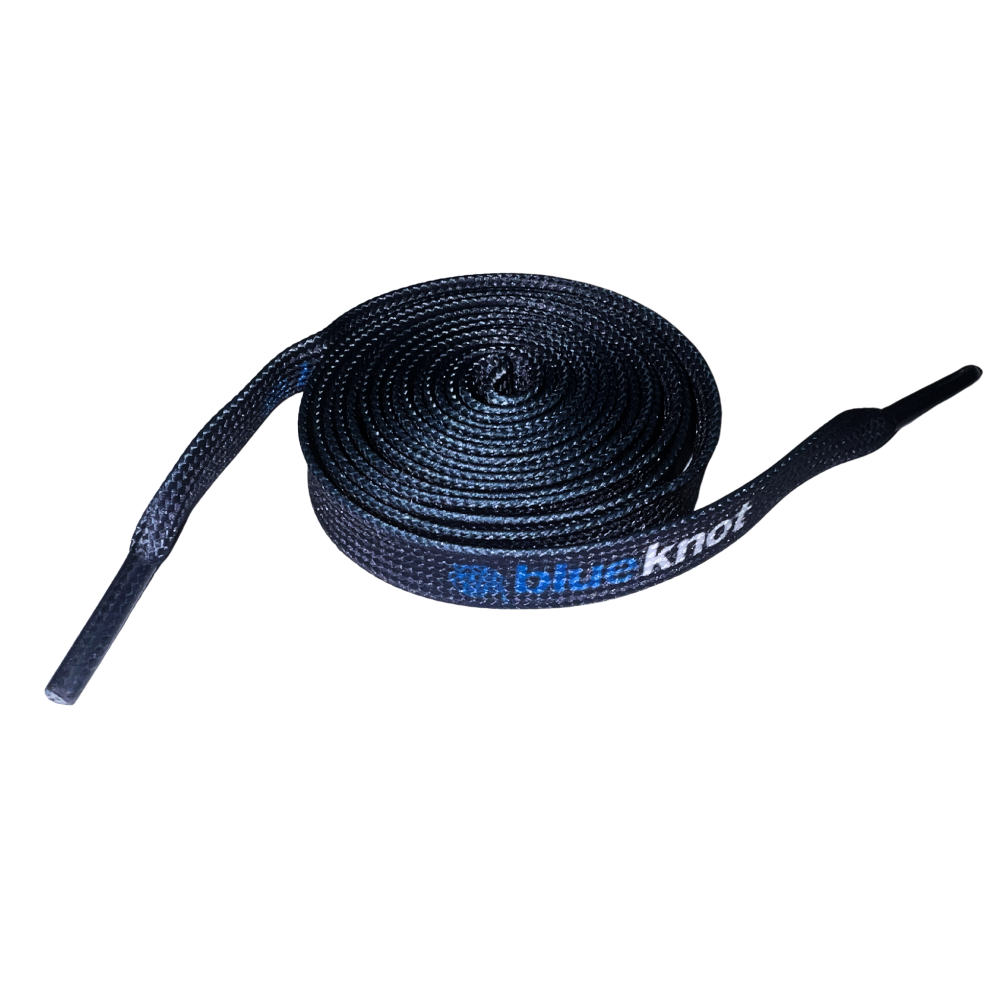 Blue Knot Shoelaces with logo