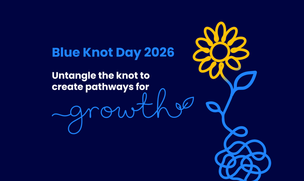 Show your support for survivors this Blue Knot Day, Thursday 29 October